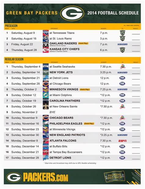 packers 2023 schedule and results